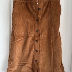 GAP Brown A-Line Midi Skirt for Casual Wear